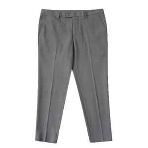 Pantalons pour hommes à taille élastique, devant plat, style streetwear, mode, multicolores, décontractés, pour le bureau, en sergé, service OEM - Product Image 1