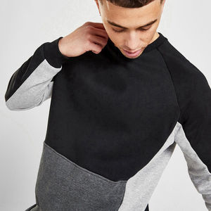 Pull-over thermique d'hiver pour homme en molleton tricoté 100 % coton, col rond, manches longues, respirant, de haute qualité, vente en gros - Product Image 2