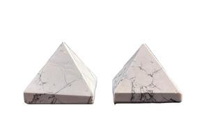 Pyramide de cristal de marbre blanc, pyramide de pierre, pyramides de marbre pour la décoration - Product Image 2