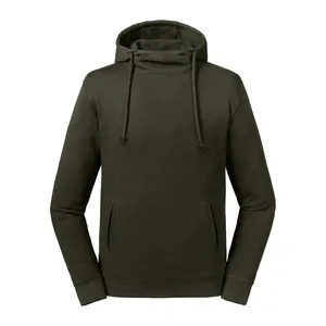 Sweat-shirt à col montant en coton biologique pur, sweats à capuche et sweats promotionnels durables - Product Image 3