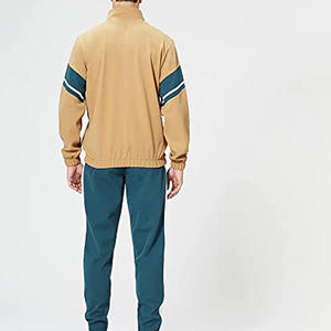 Conjunto de chándal MOVATEXTILE para hombre y mujer, traje de gimnasio de dos piezas con logotipo personalizado, chaqueta con cremallera y pantalones para correr, ropa deportiva - Product Image 4