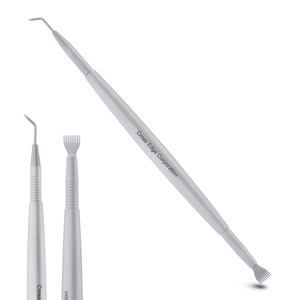 High Quality Volume Lifting Lash Perming <b>Tool</b> 45 Degree Pointed Tip Eyelash Separator Reusable Easy to Clean Stainless Steel - Product Image 1