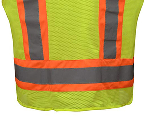 Gilet haute visibilité pour hommes, poids léger, haute qualité, meilleurs designs, anti-rides, prix abordable, gilet haute visibilité respirant avec les derniers modèles - Product Image 5