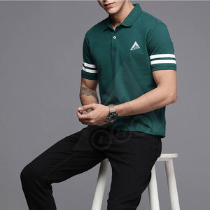 Biểu Tượng Tùy Chỉnh In Ngắn Tay Áo Thời Trang 100% Cotton Người Đàn Ông Của Thể Thao Polo Áo Sơ Mi Với Cổ Áo Thun Polo 2023 <span class=keywords><strong>24</strong></span> - Product Image 4