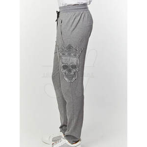 Pantalones Casuales Ligeros y Creativos para Hombre con Pedrería, Motivos Únicos, Diseño Recto con Pierna Ajustada y Acabado Audaz con Pedrería - Product Image 4