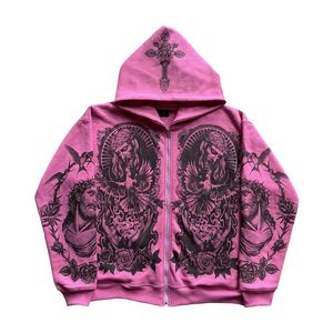 Sweat-shirt streetwear délavé, design déchiré surdimensionné, vente en gros pour les marques de mode - Product Image 2