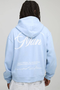 Sweat à capuche ample en coton pour homme, fabricants de sweats à capuche, molleton lourd 600 g/m², sweat à capuche à épaules tombantes - Product Image 4