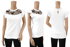 Dernier concepteur indien exclusif Sporty Party & Regular Western Wear Top blanc de haute qualité pour adultes Worldwide Export Supply - Product Image 6