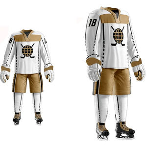Diseño personalizado Uniforme de hockey sobre hielo Impresión por sublimación Ropa deportiva Conjunto de uniformes Fabricación Precio razonable Hockey - Product Image 2
