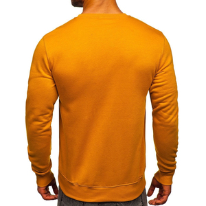 เสื้อสเวตเชิ้ตสำหรับผู้ชายเสื้อสเวตเชิ้ตผ้าฝ้ายแขนยาวแบบเต็มตัวสำหรับผู้ชายป้องกันการยับ - Product Image 4