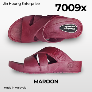 @migo Sandalias sin cordones para mujer 7009x Marrón PVC Ultraligeras con tiras cruzadas Punta abierta Ligeras y cómodas Tacón de 4 cm Hechas en Malasia - Product Image 2