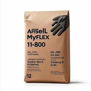 ถุงมืออเนกประสงค์ ANSELL HyFlex 11-801 ไซส์ 10 สีเทา/ดำ มาตรฐาน EN 388 ประเภทอุปกรณ์ป้องกันภัยส่วนบุคคล (PPE) หมวดที่ 2 บรรจุ 12 ชิ้น - Product Image 3