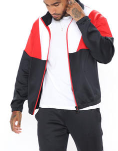 Diseño personalizado Color Nylon 2 piezas Chaqueta y Jogger Set Chándal personalizado Conjunto cortavientos Jogging Streetwear Sweat Suit - Product Image 4