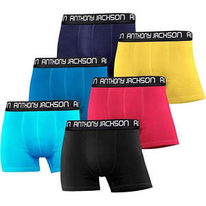 Calzoncillos Bóxer de Algodón Premium para Hombre, Transpirables, Antibacterianos, Ligeros, de Tiro Medio, Estilo Fresco, con Logotipo en la Cintura, Tallas hasta 4XL - Product Image 4