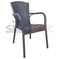Fabricant turc, meilleurs fauteuils de salon en rotin modernes et inclinables Nirvana pour l'extérieur, en provenance de Turquie