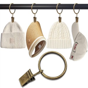 Échantillon gratuit, vente en gros, anneaux de rideau <span class=keywords><strong>à</strong></span> œillets de douche, accessoires de rideau ronds, anneaux avec clip - Product Image 5