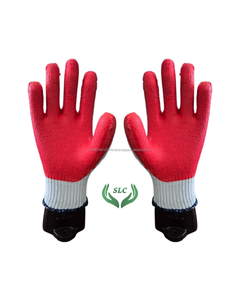 Gants en tricot de coton de qualité export, antistatiques, antidérapants, durables, respirants, longueur 27 cm, personnalisables - Product Image 3