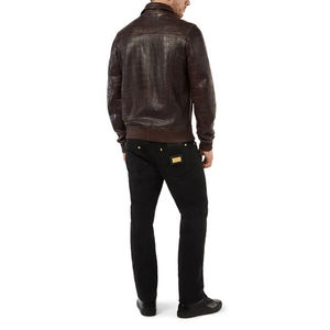Chaqueta de Cuero para Hombre de Invierno, Personalizada, con Cuello Alto, Logotipo Frontal, Tela de Lona, Antibacteriana, Transpirable, Ecológica, Resistente al Viento - Product Image 3