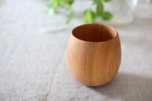 DRINKS Natural Wood Tea Cup Wooden for Wine Coffee Water Hot Cold Drinks Drinking <b>Mug</b>, Japanese Style Wood Tea - Product Image 6