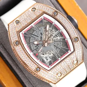 Hot Mechanical Automatic Watch Mechanical Watches For Men High-Quality Luxury Waterproof Miller Designer Diamond Montres
