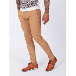 Pantalones de traje de color sólido Logotipo personalizado Pantalones ajustados para hombres de negocios informales Pantalones chinos Exportación de hombres desde BD - Product Image 6