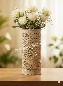 Jarrón de Flores de Mármol Tallado a Mano, de Alta Calidad, Ecológico, al Por Mayor, al Mejor Precio, Decoración para el Hogar y el Jardín - Product Image 2