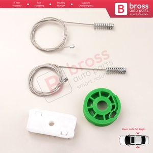 BWR5240 Kit de réparation de lève-vitre arrière gauche ou droit pour classe CLK W208 C208 A208 1997-2003 CLK55 AMG CLK320 CLK430 - Product Image 2