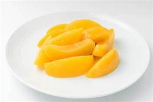 TRANCHES DE PÊCHE JAUNE DE PREMIUM EN CONSERVE DANS UN SIROP LÉGER ÉTIQUETTE PROPRE À BASE DE PLANTES - Product Image 6