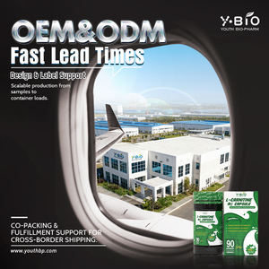 L-肉碱绿茶胶囊高级体重管理能量补充剂锌铬营养补充剂清真素食成人 - Product Image 6