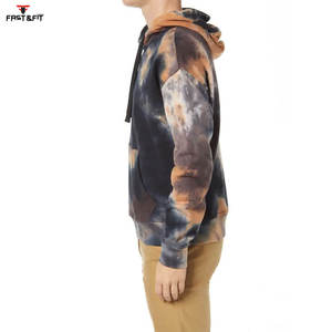 Jersey personalizado sudaderas con capucha manga larga ropa de calle Color sólido 100% algodón invierno impresión Digital polar logotipo personalizado bordado - Product Image 2