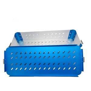 Caja Vacía de Acero Inoxidable de 16x6.5x3 para Almacenamiento de Instrumentos Quirúrgicos, Organizador de Instrumentos Médicos Manual - Product Image 1