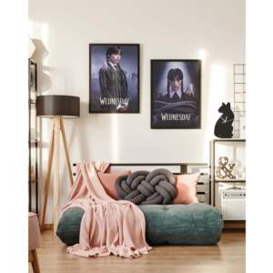 Modern Style Wednesday <b>Poster</b> Season 2 Black <b>Frame</b> Paper Material for Wall Use - Product Image 3