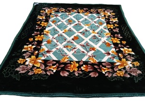 Logo personnalisé de haute qualité hiver Double couche tricoté polaire jeter couverture 100% Polyester Sherpa doublure solide Design maison - Product Image 4