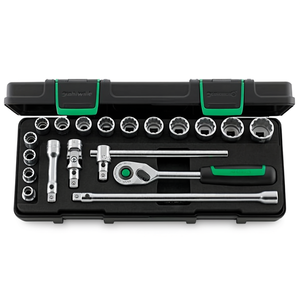 ชุดประแจบล็อกสี่เหลี่ยม Stahlwille ขนาด 3/8 นิ้ว พร้อมหัววงแหวน (QR) ชุด 19 ชิ้น - Product Image 2