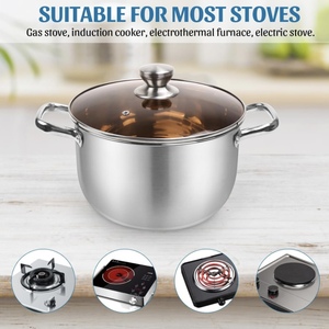 Chất lượng cao không dính súp & chứng khoán chậu Set cho cảm ứng & Bếp gas với bìa cho dễ dàng nấu ăn - Product Image 5