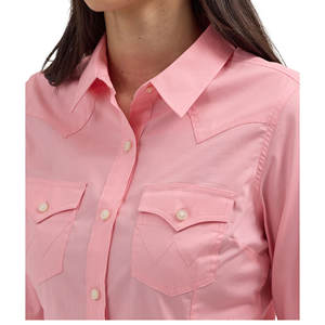 Camisa Vaquera Moderna para Mujer, Corte Regular, Uso Diario, Transpirable, Estilo Profesional, Camisa Vaquera para Mujer - Product Image 3