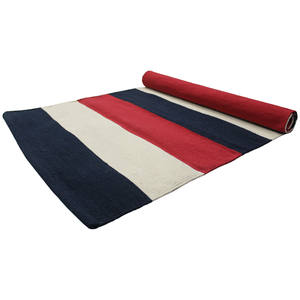 Tapis de yoga en coton extra confortable avec texture luxueuse et base antidérapante pour une pratique fiable du yoga - Product Image 1