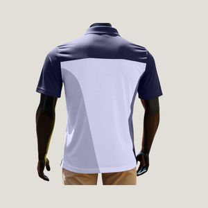 Coton et polyester de luxe pour hommes pour T-shirt polo Chemise de golf brodée personnalisable avec design de luxe décontracté de style solide - Product Image 4