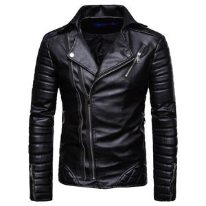 Veste en cuir de qualité supérieure pour hommes Vestes en cuir véritable aux prix de gros Veste en cuir marron pour hommes - Product Image 4