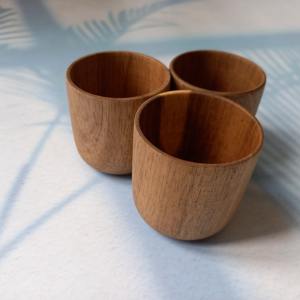 แก้วไม้อะคาเซียดีไซน์คลาสสิก,แก้วสำหรับดื่มชากาแฟน้ำปลาคาร์ฟพร้อมโลโก้ไม้สั่งทำได้จากเวียดนาม - Product Image 1