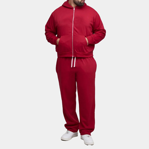 Survêtements très vendus, logo personnalisé, vêtements d'entraînement amples et lourds en molleton brossé, pantalon de survêtement essentiel, sweat-shirt, ensembles de survêtement - Product Image 1