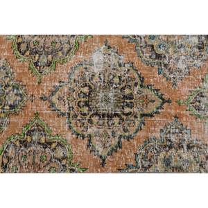 Alfombra turca Vintage naranja Beige de 26x10,8 pies, área grande clásica, diseño de retazos rectangulares, látex de lana para pasillo, alfombra para habitación - Product Image 5