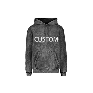 Drop Shoulder Heavy Distressed Grey Heavyweight Mineral Hoodie Zippé Stone Washed Hoodie By Viral Pakistan 2025 - Product Image 6