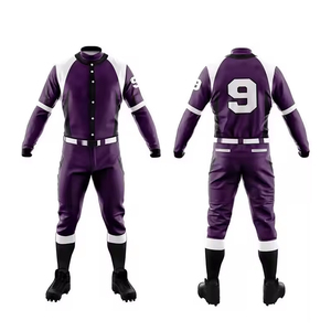 Fabricante de fábrica Ropa de práctica Uniforme de béisbol Nueva llegada Último diseño Uniforme de béisbol - Product Image 1