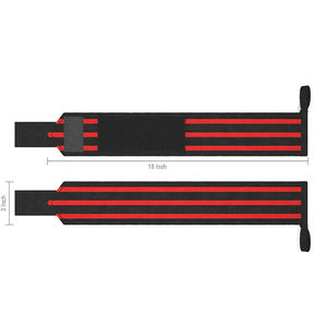 Prix de gros, bandes de poignet de musculation sur mesure, sangles de poignet de musculation, bandages de soutien du poignet, bandes de poignet de musculation pour la musculation - Product Image 4