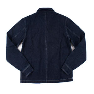 Veste en jean vintage à épaules tombantes surdimensionnée pour hommes, prix de gros bon marché, vestes en jean grande taille pour hommes - Product Image 3