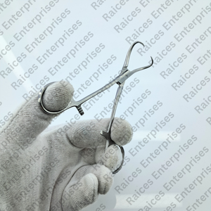 Pinzas de toalla Backhaus de acero inoxidable al por mayor, abrazadera quirúrgica y Veterinaria de 13,5 cm, instrumento microquirúrgico certificado CE - Product Image 4