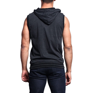 <b>Men</b> Workout <b>Hoodies</b> Sports Bodybuilding Stringer Muscle <b>Men</b> <b>Sleeveless</b> Gym Zipper <b>Hoodies</b> <b>Men</b> for Sale - Product Image 5