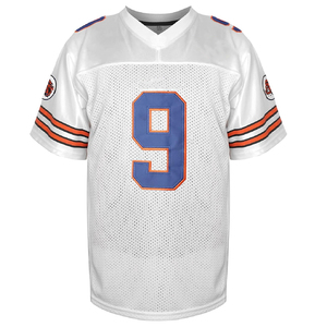 Maillots de football américain personnalisés de haute qualité, respirants, avec logo personnalisé, en polyester/coton, manches courtes, été - Product Image 6