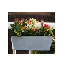 Maceta galvanizada hecha a mano diseño tradicional hecha a mano venta al por mayor maceta de jardín maceta más vendida último revestimiento de plata - Product Image 6